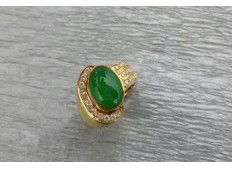 Diamond Jade Ring